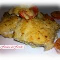 Baccalà gratinato ai sapori mediterranei