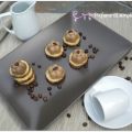 Delizie al caffè su biscotti sablé