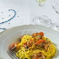 Tagliolini alle capesante con vodka