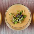 shot di crema di zucca e cuore di gorgonzola