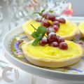 TARTELLETTE SENZA GLUTINE, LIMONE RIBES E MENTA