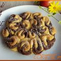 Torta di frolla con intrecci bicolore