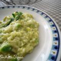 Risotto con avocado e maggiorana