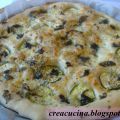 PIZZA BIANCA ZUCCHINE E BASILICO