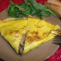 Crepés con ripieno ai funghi porcini e formaggio