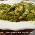 Scaloppine con salsa di asparagi