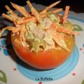 INSALATA IN CESTINI DI POMODORI