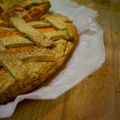 Crostata di farro con crema di zucca e ricotta