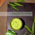 pesto di piselli e mandorle alla menta