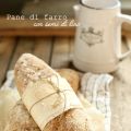 Baguette al farro con semi di lino