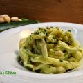 #Tagliatelle #homemade al #pesto di #zucchine,[...]