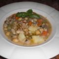 Zuppa di verdure e cereali