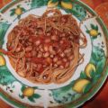 Pasta al sugo di  fagioli