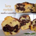 Torta morbida mele e uvetta