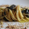 Spaghetti con boccioli di piantaggine
