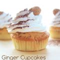 Ginger Cupcake in frosting di amaretto