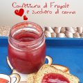Confettura di fragole con zucchero di canna