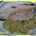 trota salmonata con patate