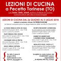 LEZIONI di CUCINA dal 26 giugno al 5 luglio 2018