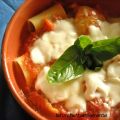 Paccheri alla sorrentina con bufala filante