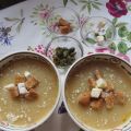 Crema di patate, capperi  e brie francese