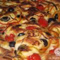 Focaccia con i peperoni