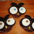Muffin di Montersino travestiti da gufetti