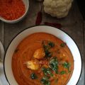Crema di cavolfiore e lenticchie rosse
