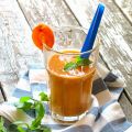 Smoothie alle albicocche e menta senza zucchero