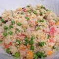COUS COUS AI GAMBERETTI E PISELLI