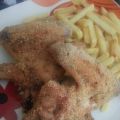Ali di pollo dorate piccanti al forno