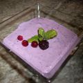 Mousse di mirtilli