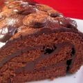 Rotolo al cacao con nutella.