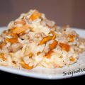 Risotto finferli e salsiccia