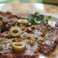 Fettine con patè di olive 