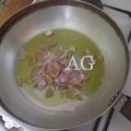 Pasta e piselli con pancetta