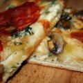 La pizza del peccato ai due gusti