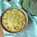Torta salata speck, caprino e scarti di broccolo