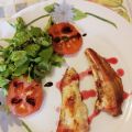 Filetti di gallinella con salsa al melograno