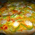 Pizza zucchine, curry e bottarga
