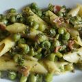 PASTA ,piselli e nduja