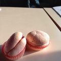Macarons al lampone