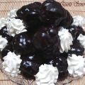 Profiteroles al cioccolato fondente