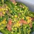 Insalata di asparagi e salmone