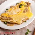 Omelette con Taleggio e funghi