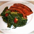 Salsiccia piccante con cime di rapa