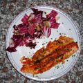 Trota Salmonata con contorno di Radicchio Rosso