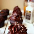 Muffins fondenti con glassa fondente