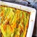 Sformato di ricotta, zucchine e fiori