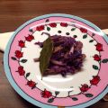 Seitan di segale con cavolo rosso e acciughe
